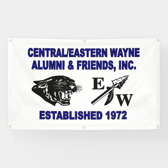 Panther and EW White Banner (Horizontal)