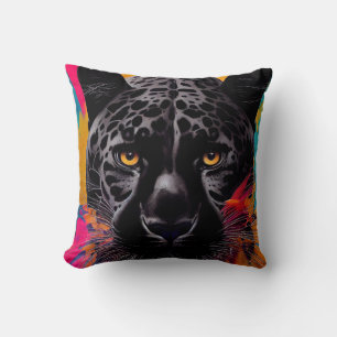 Panther Animal Discovery Adventure Nature Planet E Cushion