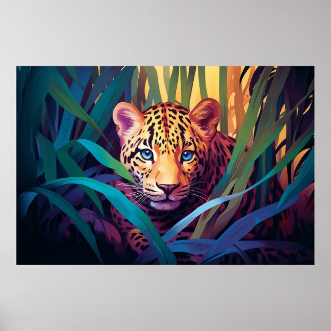 Panther Animal Jungle Nature Wilderness Poster (Front)