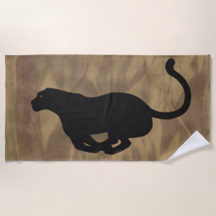Panther Beach Towel