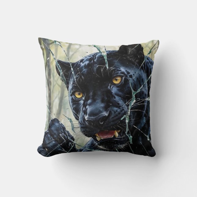 Panther breaking through  cushion (Front)