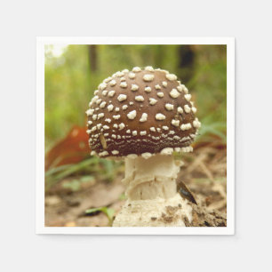 Panther Cap Mushroom Paper Napkins