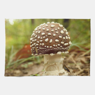 Panther Cap Mushroom Tea Towel