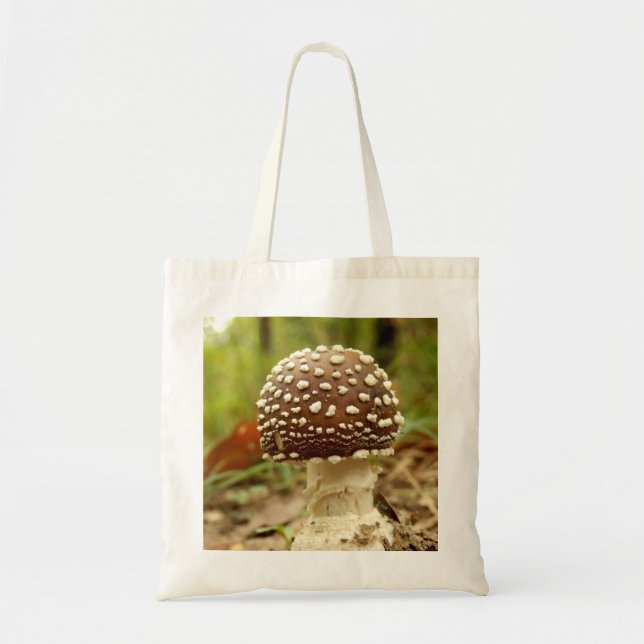 Panther Cap Mushroom Tote Bag (Front)