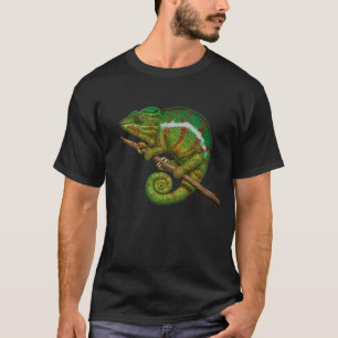 Panther Chameleon Digital Painting T-Shirt