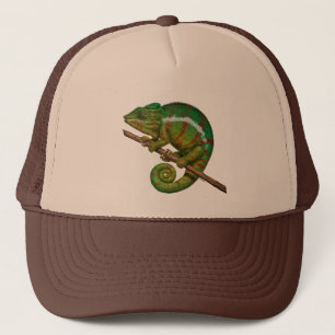 Panther Chameleon Digital Painting Trucker Hat
