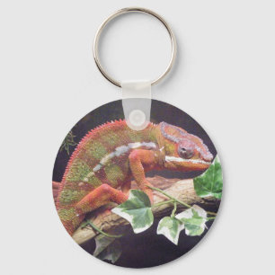Panther Chameleon Key Ring