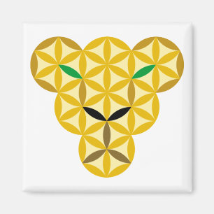 Panther Cub Of Life - Sacred Animals. Magnet