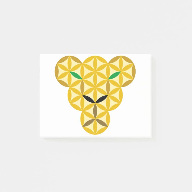 Panther Cub Of Life - Sacred Animals. Post-it Notes (Front)