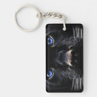 Panther Face Keychain