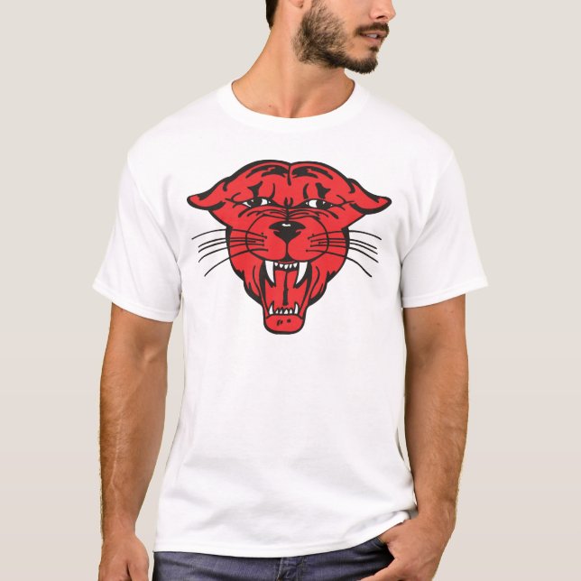 PANTHER FACE, red 01 T-Shirt (Front)
