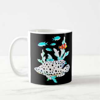 Panther Grouper Clown Fish Saltwater Tropical Aqua Coffee Mug