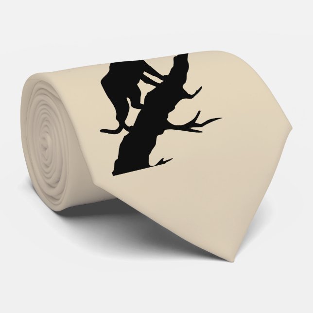 Panther On Limb Any Colour Necktie (Rolled)