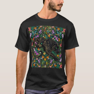 Panther on the Prowl Surreal Jungle T-Shirt