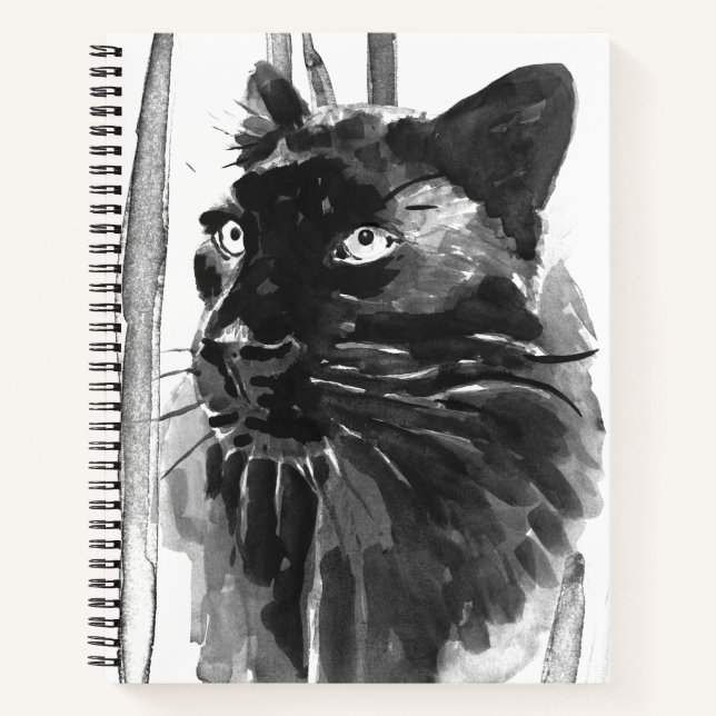 Panther Portrait Notebook (Front)