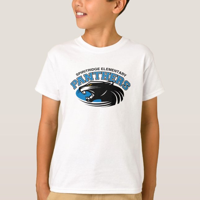 Panther Ringer Tee (White/Black) (Front)