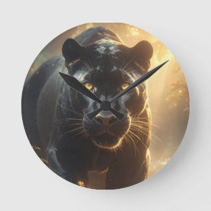 Panther Round Clock - elegance by design