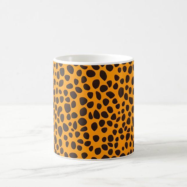 Panther Spots Animal Skin pattern Coffee Mug (Center)