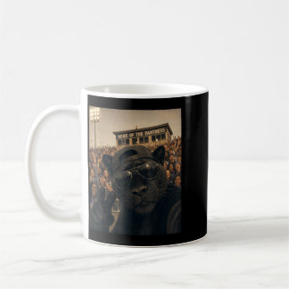 Panther Student Funny Selfie Vintage Game Day Cool Coffee Mug