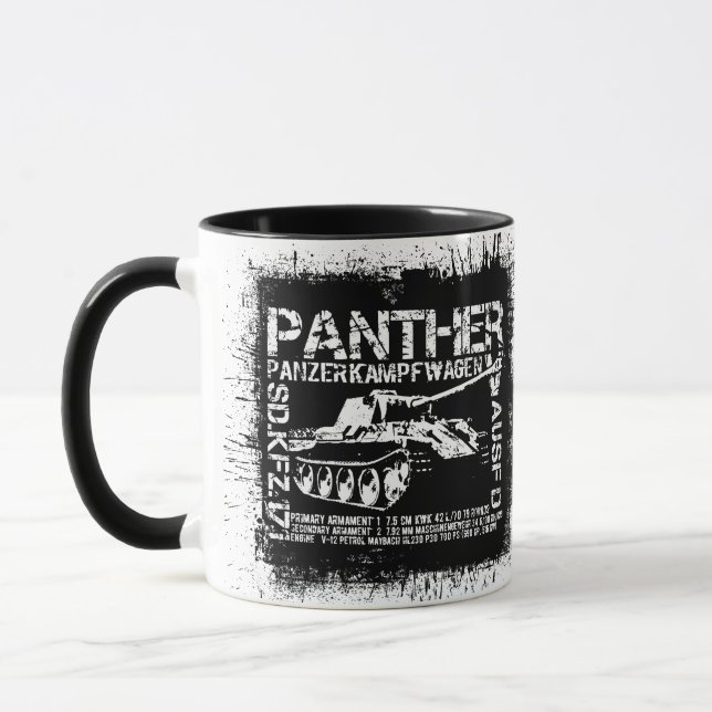 Panther Tank Mug (Left)