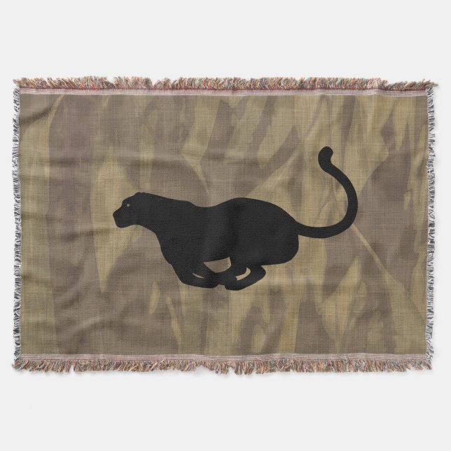 Panther Throw Blanket (Front)