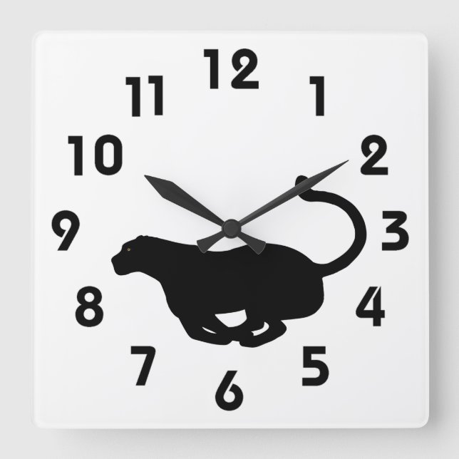 Panther Wall Clock (Front)