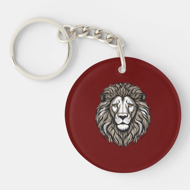 Panthera Badge Hook Key Ring (Front)