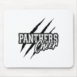 Panthers Cheer Ck To School Cheerleading Team Spir Mouse Pad