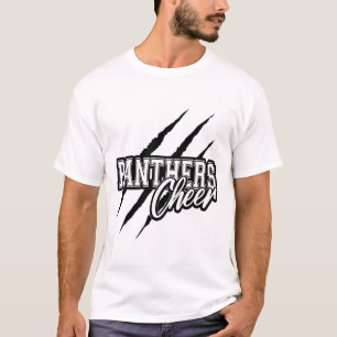 Panthers Cheer Ck To School Cheerleading Team Spir T-Shirt