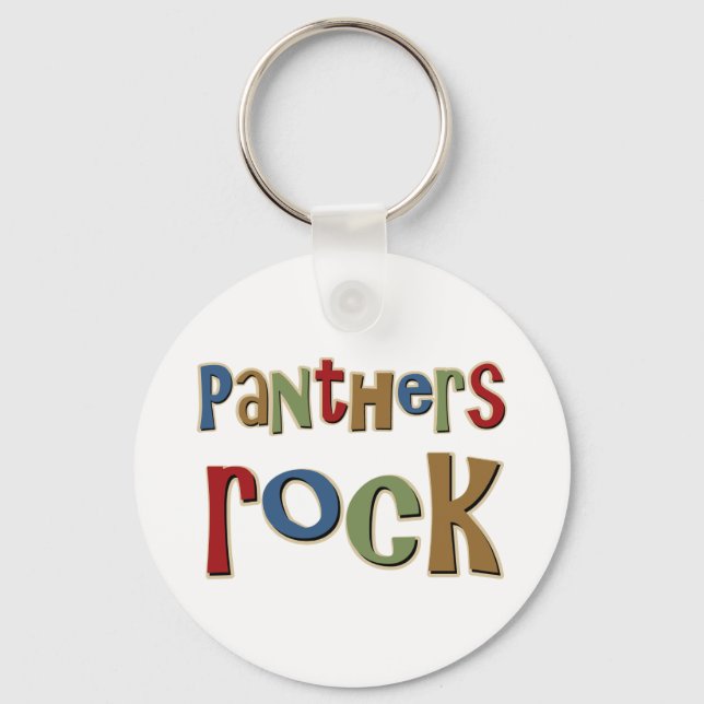 Panthers Rock Key Ring (Front)
