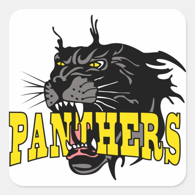 Panthers Square Sticker (Front)