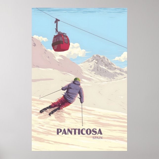 Panticosa Spain Ski Resort Poster (Front)