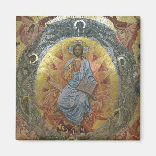 Pantocrator Jesus Christ Lord of All Icon Magnet