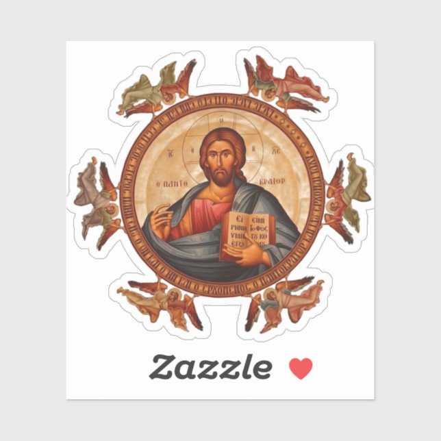 Pantocrator Jesus Christ Lord of All with Angels (Sheet)