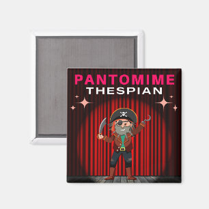 Pantomime Thespian - Captain Hook Magnet