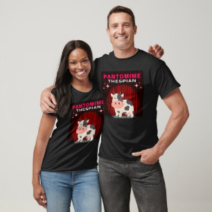 Pantomime Thespian Cow from Jack and the Beanstalk T-Shirt