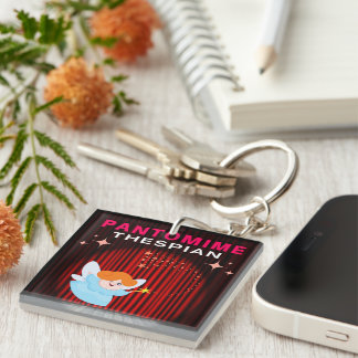 Pantomime Thespian - Fairy Godmother Key Ring