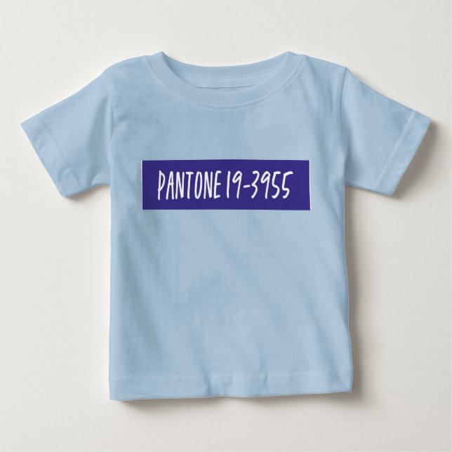 Pantone 19-3955 baby T-Shirt (Front)