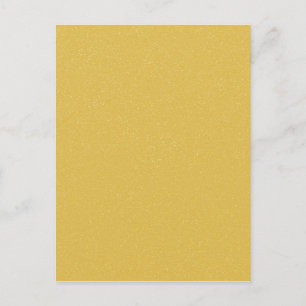 PANTONE Custard YELLOW with fine faux Glitter Postcard