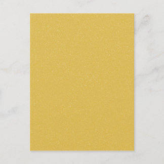 PANTONE Custard YELLOW with fine faux Glitter Postcard