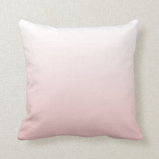 Pantone Rose Quartz Gradient Throw Pillow