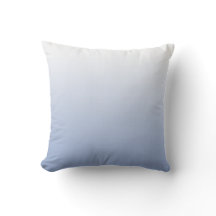 Pantone Serenity Blue Gradient Throw Pillow