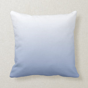 Pantone Serenity Blue Gradient Throw Pillow