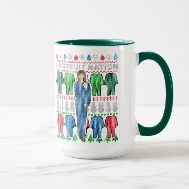 Pantsuit Nation Ugly Christmas Sweater Mug (Right)
