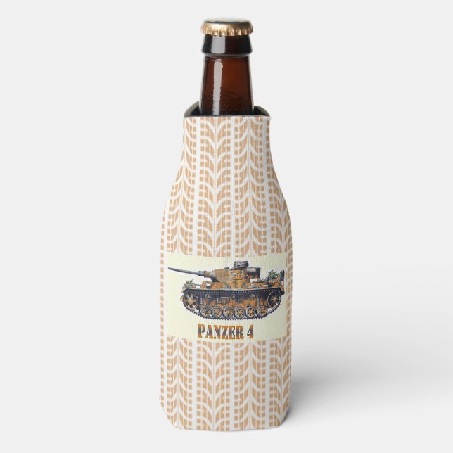 PANZER 4 TANK BOTTLE COOLER (Bottle Front)