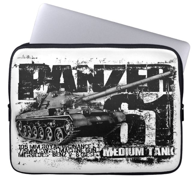 Panzer 61 Computer Sleeves (Front)
