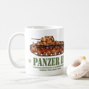 Panzer II A2 World War Two German Light Tank WWII Coffee Mug