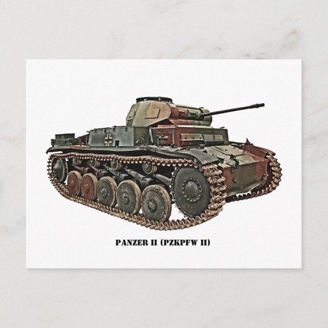 Panzer II Postcard (Front)
