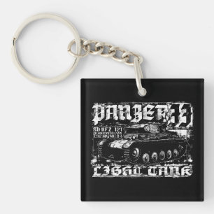 Panzer II Square (double-sided) Keychain