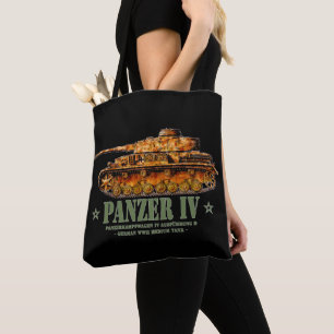 Panzer IV D World War Two German Medium Tank WWII Tote Bag
